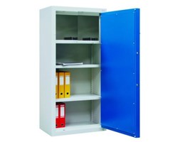 99551735 Szafa aktowa wzmocniona o podwyższonej odporności ogniowej, 1 drzwi, 3 półki (wymiary: 1500x700x550 mm)
