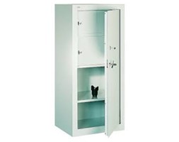 99552585 Szafa aktowa - wzmocniona, 1 półka, 1 drzwi, 2 skarbki (wymiary: 1500x700x460 mm)