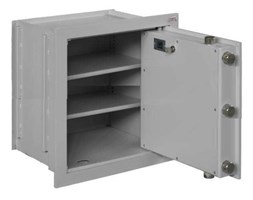 99552696 Sejf ścienny I klasy, 2 półki, 1 drzwi (wymiary: 694x504x378 mm)