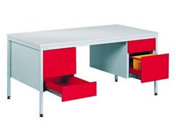99551857 Biurko, 5 szuflad zamykane od frontu (wymiary: 740x1600x800 mm)
