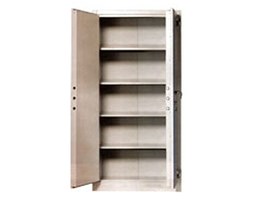 77157067 Szafa biurowa wzmocniona, 1 drzwi, 4 półki z blachy (wymiary: 1800x900x460 mm)
