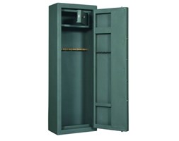 99552697 Szafa na broń i amunicję do przechowywania broni długiej, 1 drzwi, 1 skarbczyk (wymiary: 1500x500x300 mm)
