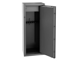 99552649 Szafa do przechowywania broni, 1 drzwi, 1 skarbczyk, przystosowana na 8 szt. broni długiej (wymiary: 600x450x1500 mm)