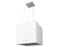 Okap Wyspowy Flores White 40 cm Biały