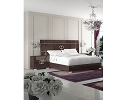 ŁÓŻKO 180 PRESTIGE MODERN KOLOR BURSZTYNOWY BRĄZ