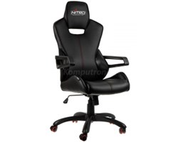 Nitro Concepts E200 Race fotel gamingowy - czarno-carbonowy