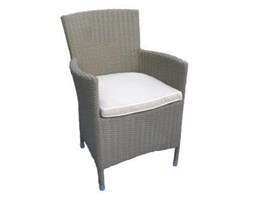 Fotel ogrodowy ecorattan z podłokietnikami CAPRI 56x59x84 cm MILOO
