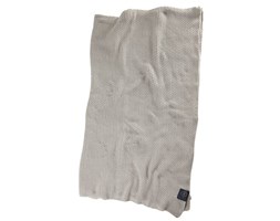 Pled bawełniany Moss Knit 120x180 cm. kremowy