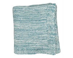 Koc sweterkowy bawełniany Purla 125X150cm MILOO HOME błękitny