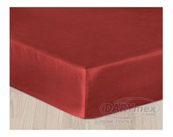 Prześcieradło satynowe z gumką kolor Bordo 160x200
