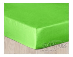 Prześcieradło satynowe z gumką kolor Limonka 160x200