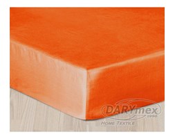 Prześcieradło satynowe z gumką kolor Pomarańcz 160x200