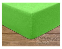 Prześcieradło Frotte z gumką kolor Zielony 160x200