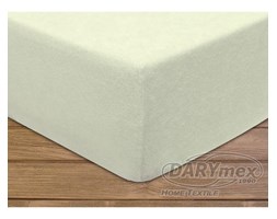 Prześcieradło Frotte z gumką kolor Ecru 160x200
