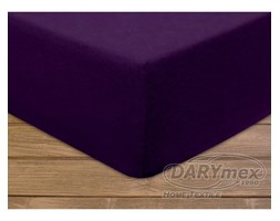 Prześcieradło Frotte z gumką kolor Fiolet 160x200