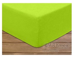 Prześcieradło Frotte z gumką kolor Limonka 160x200