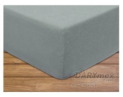 Prześcieradło Frotte z gumką kolor Popiel 160x200