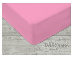 Prześcieradło Jersey z gumką kolor Jasny róż 160x200