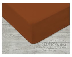 Prześcieradło Jersey z gumką kolor Brąz 160x200