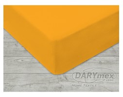 Prześcieradło Jersey z gumką kolor Żółty 160x200