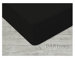 Prześcieradło Jersey z gumką kolor Czarny 160x200