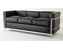SOFA LC2 3 MIEJSCOWA wg PROJEKTU LE CORBISIER- PRODUKCJA WŁOSKA