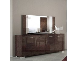 KOMODA PRESTIGE MODERN 4-DRZWIOWA BURSZTYNOWY BRĄZ