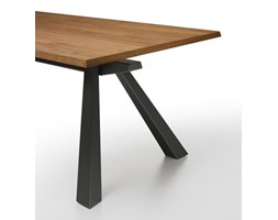 STÓŁ WŁOSKI ZEUS MT 250x106 BLAT DREWNIANY