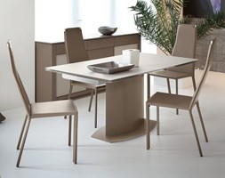 ELEGANCKI STÓŁ ROZKŁADANY DISCOVERY DO JADALNI Z CERAMICZNYM BLATEM