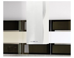 Okap Wyspowy Quadro White 40 cm Biały