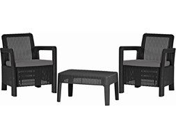 ALLIBERT Zestaw mebli ALLIBERT Tarifa Balcony Grafitowy 223668