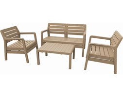 ALLIBERT Zestaw mebli ALLIBERT Delano Lounge Cappuccino 221537