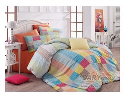 Pościel bawełniana Karo Orange 160x200