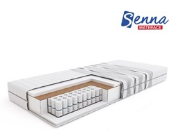 SENNA CUBE - materac kieszeniowy, sprężynowy, Rozmiar - 90x200
