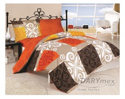 Pościel bawełniana Sedef Orange 160x200