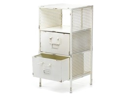Szafka metalowa z szufladami w stylu loft LAMALI - Aluro