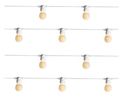 Seletti :: Lampki ogrodowe Bella Vista White (mleczne bulbs LED)