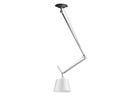 Artemide :: Tolomeo sospensione decentrata (Shade satin '24)