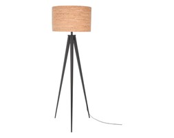 Zuiver :: Floor Lamp Tripod Cork black, Shade korkowy
