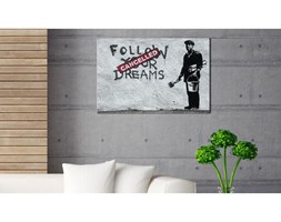 ARTGEIST Obraz Follow Your Dreams Cancelled by Banksy