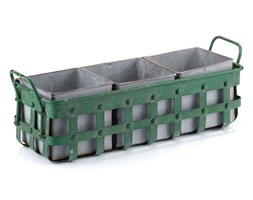 Osłonki do kwiatów w metalowym koszyczku BERTONI - Aluro