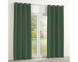 Dekoria Zasłona na kółkach 1 szt., Forest Green (zielony), 1szt 130x260 cm, Cotton Panama