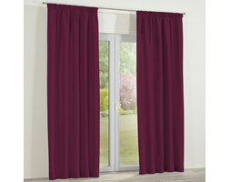 Dekoria Zasłona zaciemniająca na taśmie 1 szt., purpurowy, 1szt 140 × 260 cm, Blackout - zaciemniające