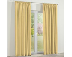 Dekoria Zasłona zaciemniająca na taśmie 1 szt., żółty, 1szt 140 × 260 cm, Blackout - zaciemniające