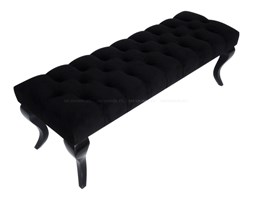 ŁAWECZKA PIKOWANA BLACK VELVET"MADAME" 50x40cm