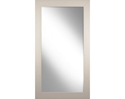 Lustro w stylu glamour z białą ramą 63X83