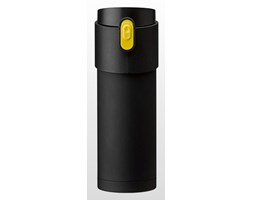 Kubek termiczny z zaparzaczem 350 ml PAO (czarny/żółty)