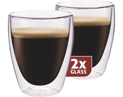Maxxo "Coffee" 2-częściowy zestaw termoszklanek, 235 ml