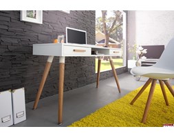 Biurko Nowoczesne Stylowe Biurko Białe Płyta Mdf 120cm (Z35137) Interior
