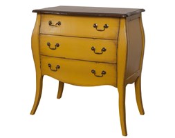 Komoda w stylu prowansalskim żółta Mellow JOKODECOR Livin Hill